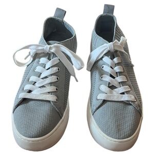 Steve Madden Bardo Sneaker grey knit chunky platform lace up Y2K Size 8.5